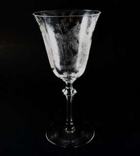 Vintage Heisey Water Goblet W/ Original Marking  