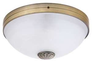 Edle Deckenleuchte Deckenlampe Landhaus Bronze & Glas 5998250385587 