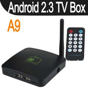 Full HD HDTV Google Android 2.3 Inter TV Box A9 WIFI Media Player 