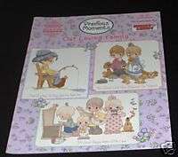 OUR LOVING FAMILY PRECIOUS MOMENTS CROSS STITCH BOOK  