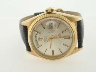 Vintage Mens 18K Yellow Gold Rolex Day/Date   Model 1601  