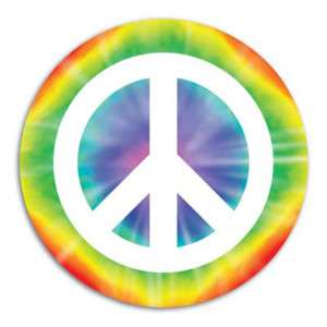 1960s 60s Party PEACE SIGN CUTOUT DECORATION   NEW  