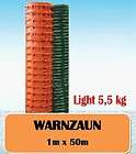 Warnzaun Light 1mx50m, grün   Bauzaun, Absperrzaun zur Kennzeichnung