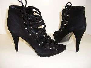 NINE WEST Black SHOWITOFFO Womens Shoes Heels Size 8  