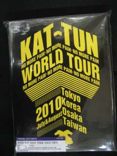 Kat Tun / No More Pain World Tour 2010 3 DVD NEW LTD  