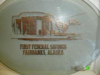 first federal savings and load fairbanks Alaska plate  