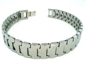 POWER MAGNETIC THERAPY Tungsten Bracelet 7.5 , Mens gift  