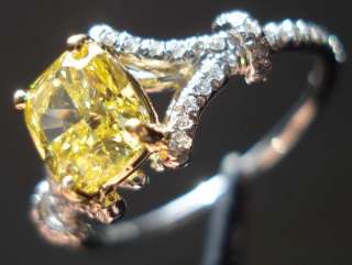canary diamond engagment ring