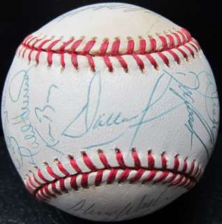 1993 NEW YORK METS Team Signed Baseball Ball ONL  