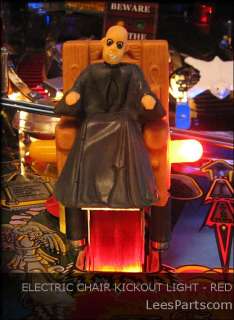 ELECTRIC CHAIR KICKOUT LIGHT Addams Family Pinball * * * New Item 