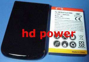   3600mAh Extended Battery+Cover For BlackBerry Bold Touch 9900  