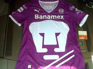   Pumas UNAM Womens Jersey limited edition purple 2011 2012 hard to find
