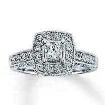 Kay Jewelry14 KWG 1 c t.w. Diamond Engagement Ring NEW  