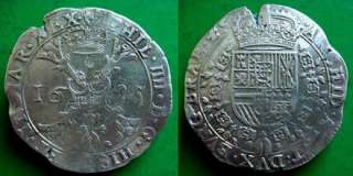 Brabant Philip IV silver Patagon 1625  