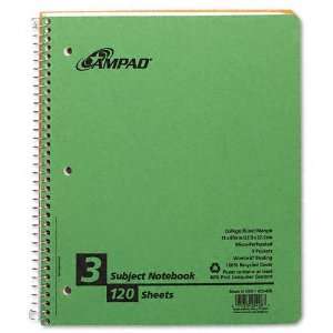  Ampad  Multi Subject Pocket Notebook, College/Med Rule, 8 
