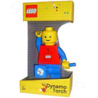 LEGO MAN LED DYNAMO TORCH NEW BOXED LIGHTING  