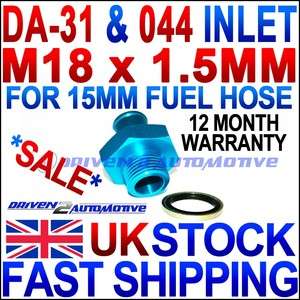 BOSCH 0580254044 044 QUALITY Anodised Blue Inlet Fitting with 