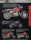 1971 BENELLI Motorcycle Ad Features Cougar Tornado Moto