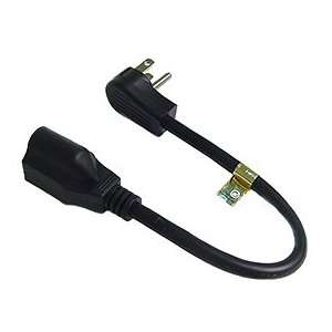  Calrad 55 789RT Short Extension Cord with 3 Prong Right 