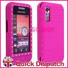 PINK DIAMOND CRYSTAL GEM SILICONE GEL CASE COVER FOR SA