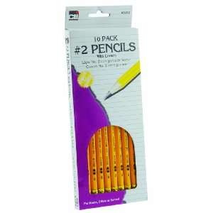  Charles Leonard Pencil   #2   Yellow with Eraser   10/Hang 