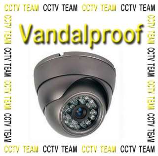 WideAngle Metal Dome Sony Chip CCD CCTV Security Camera  