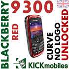 BlackBerry Curve 3G 9300   Red Unlocked Smartphone 0843163065024 