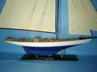 Defender 35 Limited Wooden Model Sailboat Ship  