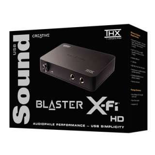 Creative Sound Blaster X Fi HD USB Audio System NEW  