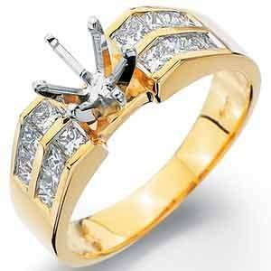   Diamond Engagement Ring, Semi Mount Setting Jewelry Days Jewelry