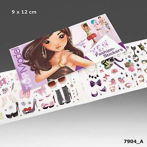   Top Model Mini Fashion Stickers Booklet