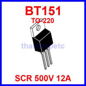 BT151 500R BT151 SCR 500V 12A Philips/NXP  