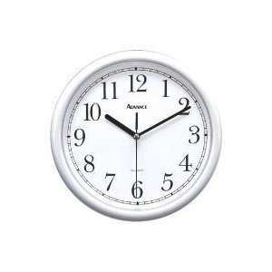  Geneva/Advance Clock Co 8101 Tradition 10 White Plastic Wall Clock 