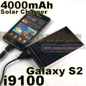   4000mAh chargeur solaire verser pour Samsung Galaxy S2 i9100