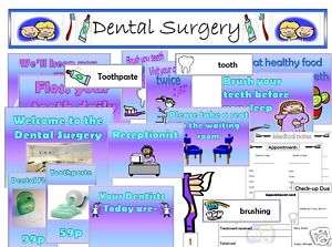 DENTIST ROLE PLAY PRIMARY TEACHING RESOURCES EYFS KS1  
