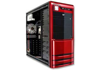 CS308RD Red ATX Tower Computer Case 480W Power Suppy  