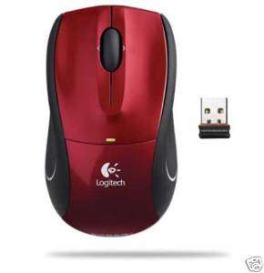 Logitech V450 NANO Cordless Laser Notebook Mouse RED 097855049322 