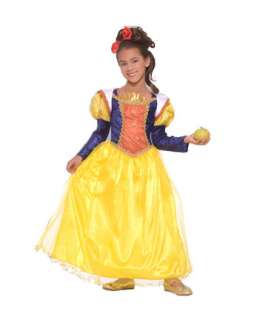 Girls Deluxe Snow White Costume  Girls Fairytale Halloween Costumes