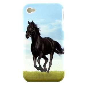   IN 1 HYBRID CASE BLACK STALLION HORSE COVER CASE Cell Phones