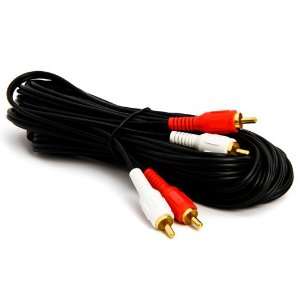   25 FT 2 RCA STEREO AUDIO CABLE PATCH CORD TV SOUND 25FT Electronics