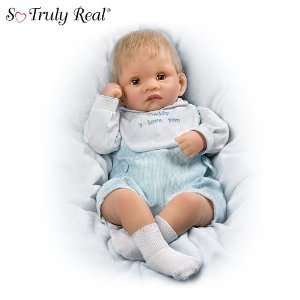   Touch Activated Realistic Baby Doll Kyle Kisses Doll Toys & Games