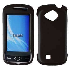   U820 Black Rubberrized HARD Protector Case Cell Phones & Accessories