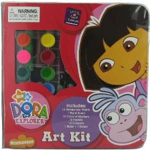    Nickelodeon Dora the Explorer 51 Piece Art Kit Toys & Games