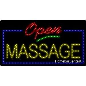  Open Massage LED Sign   20682 
