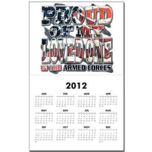 Calendar Print w Current Year Proud Of My Loved One In The US Military 
