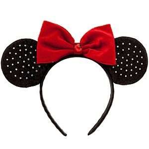 Disney Minnie Mouse, Sparkle Minnie Mouse Headband Ears, Halloween 
