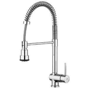   Single Handle Pull Down Kitchen Faucet with Metal Lever Handle Stick