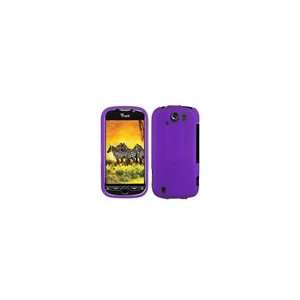  Slide(Doubleshot) Rubberized Texture Purple Snap on Cell Phone Cover 