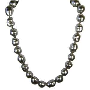  form silver Pearl Strand Necklace   14 16mm Cultured Pearl Necklace 