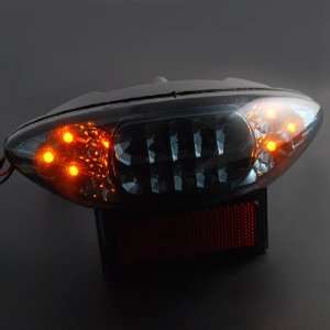Universal Heavy Duty Smoke Lens 16 Orange Amber LED Motorcycle Turn 